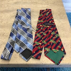 Van Heusen & Tommy Hilfiger silk tie bundle